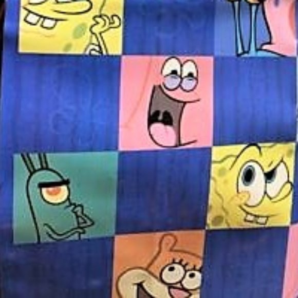 Nickelodeon Spongebob Squarepants Dominoes & Checkers Game Set in Lenticular Box - Picture 5 of 13